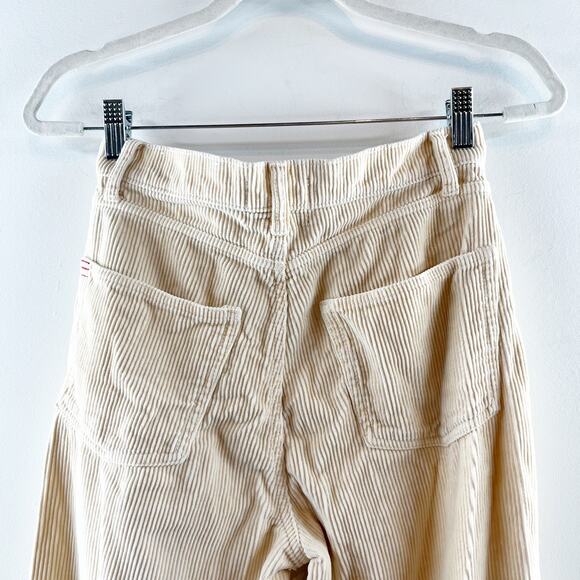 BDG High & Wide Corduroy Cotton Wide Leg Pants Cream 25 / 0 - Picture 14 of 14